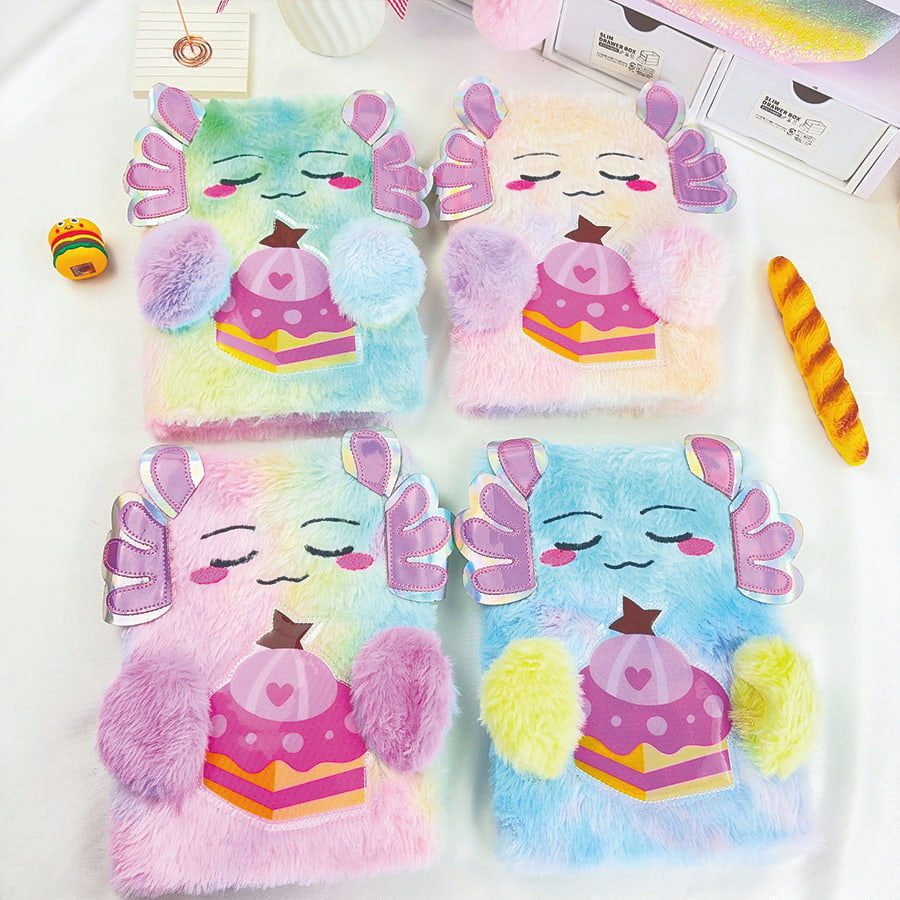 Taccuino in peluche A5 con simpatico diario dei mostri Taccuino in peluche A5 con simpatico diario dei mostri